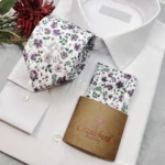 Dusty Lavender Liberty Inspired Floral Tie, Lilac Botanical Wedding Necktie