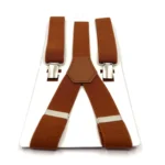 Burnt Orange Elastic Suspenders - Image 2